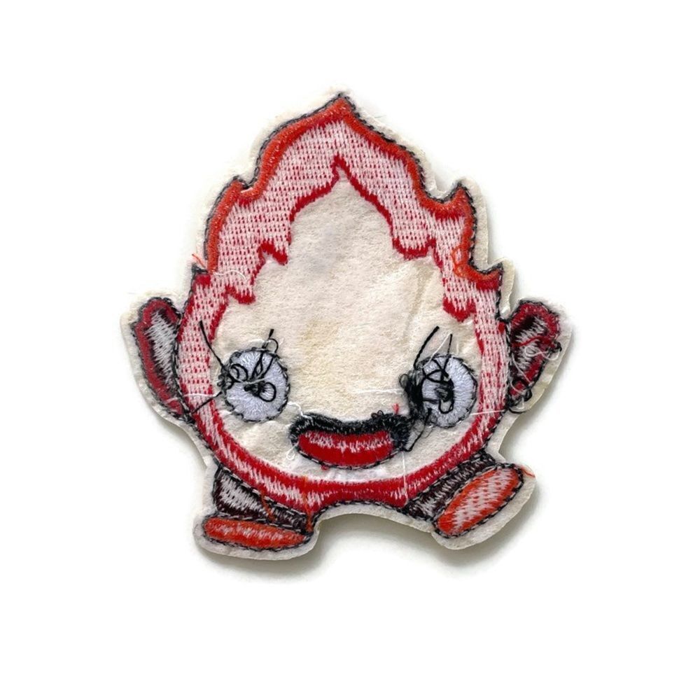 Calcifer Embroidered Patch - Picture 3 of 3